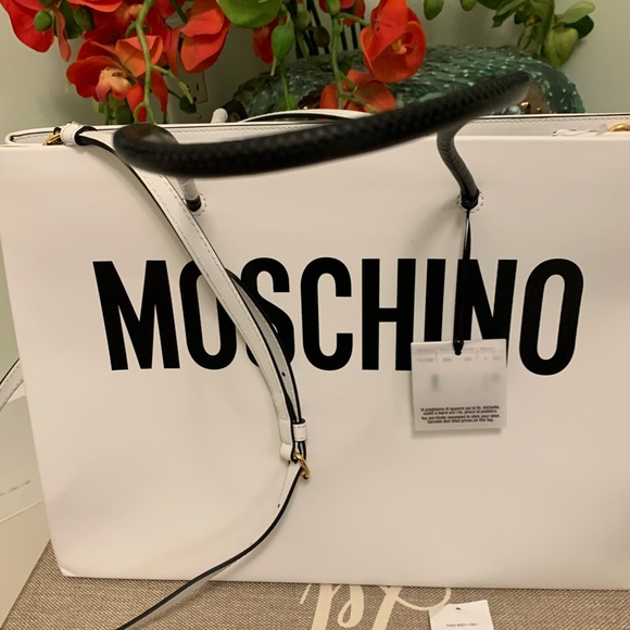 New Moschino bag white and black, large - Picture 2 of 10